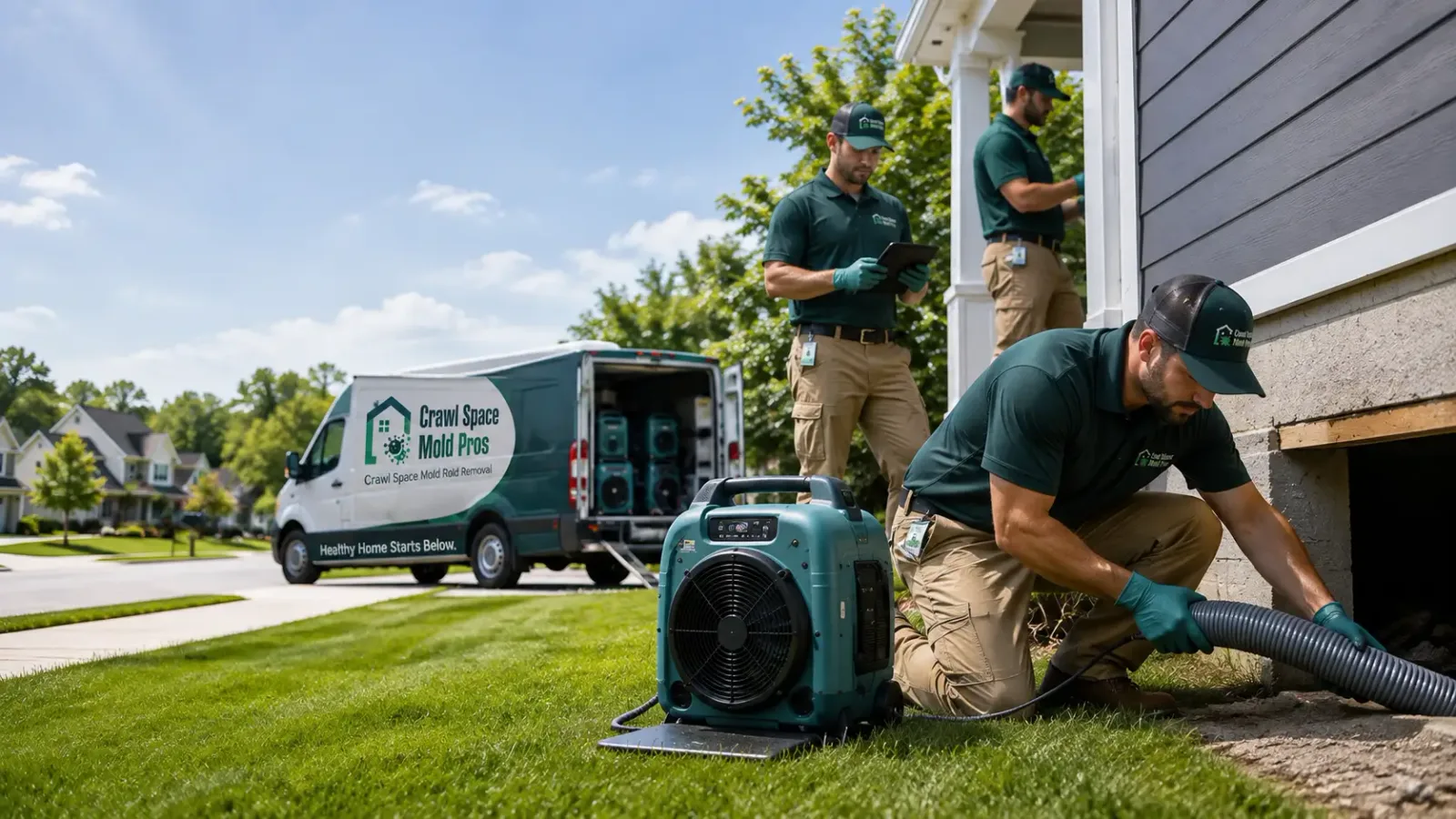 Crawl Space Mold Removal in Halsey, NE